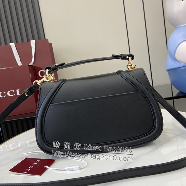 Gucci專櫃古馳最新款Blondie系列小號手提包原廠皮肩背女包 jh2143型號：815714